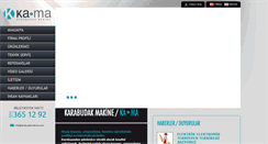Desktop Screenshot of karabudakmakine.com