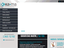 Tablet Screenshot of karabudakmakine.com